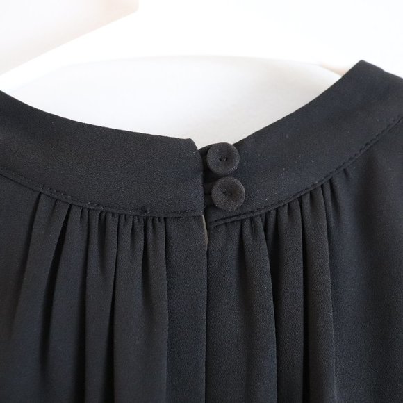 High Neck Black Shift Dress | 091 - Picture 4 of 7